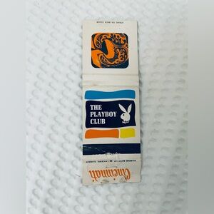 Matchbook The Playboy CLub Cincinnati 1961 matchbox advertising